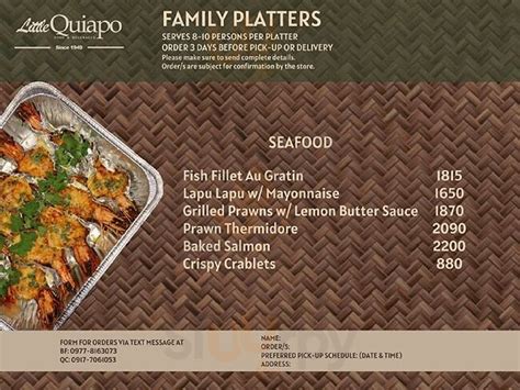 bocca quezon city menu|Little Quiapo, Quezon City .